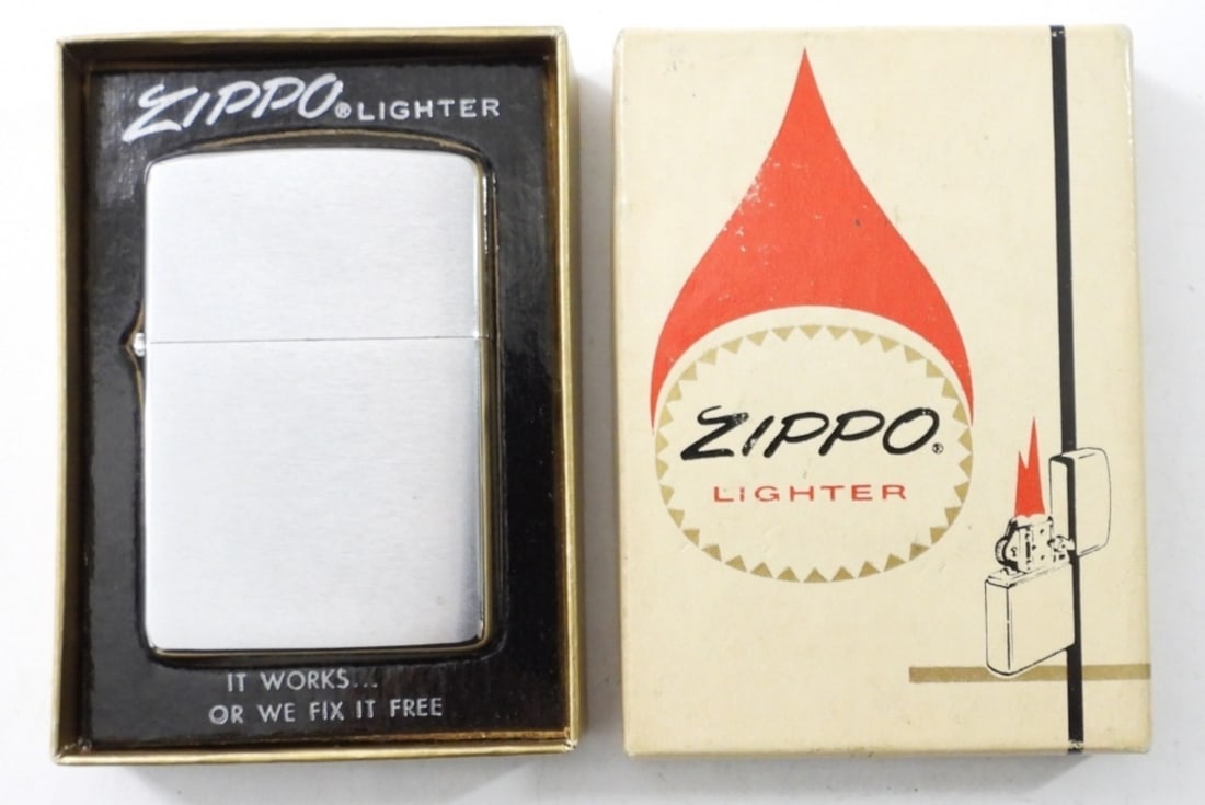 1970 UNFIRED CHROME ZIPPO IN ORIGINAL BOX (1 of 4)