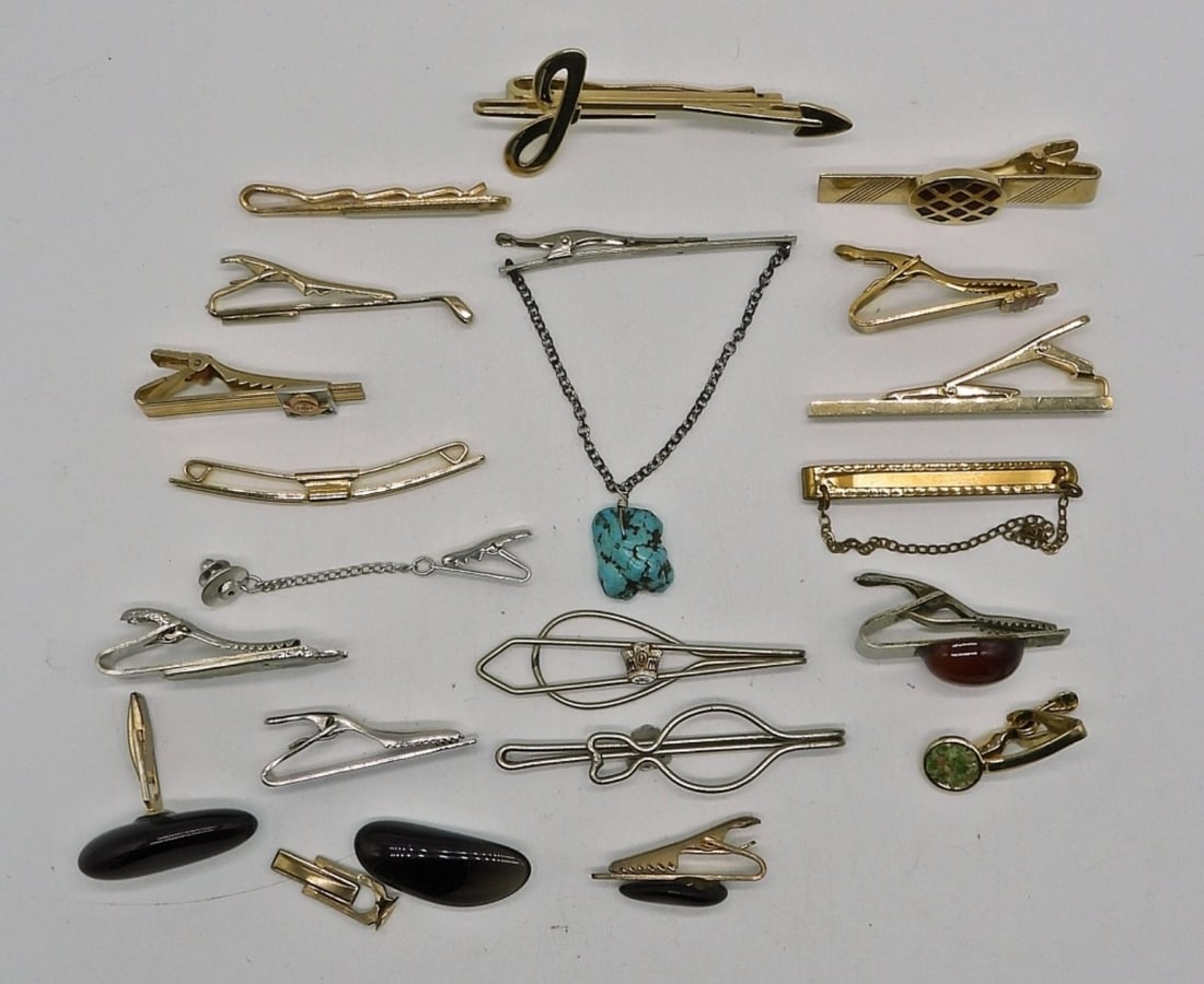 (18) VTG MEN'S TIE CLIPS & TACKS (1 of 2)