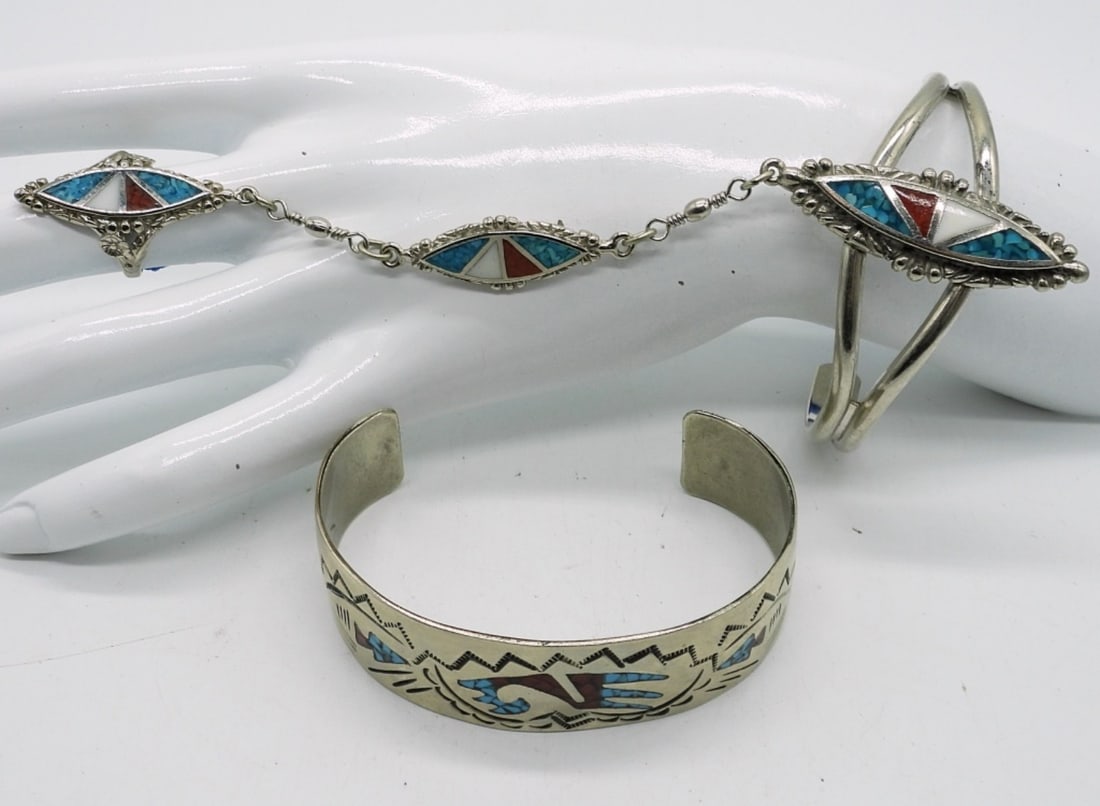 (2) SOUTHWEST STYLE BRACELETS (1 of 3)