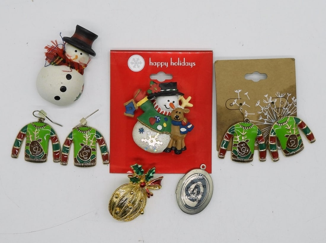 (6) CHRISTMAS JEWELRY (1 of 1)