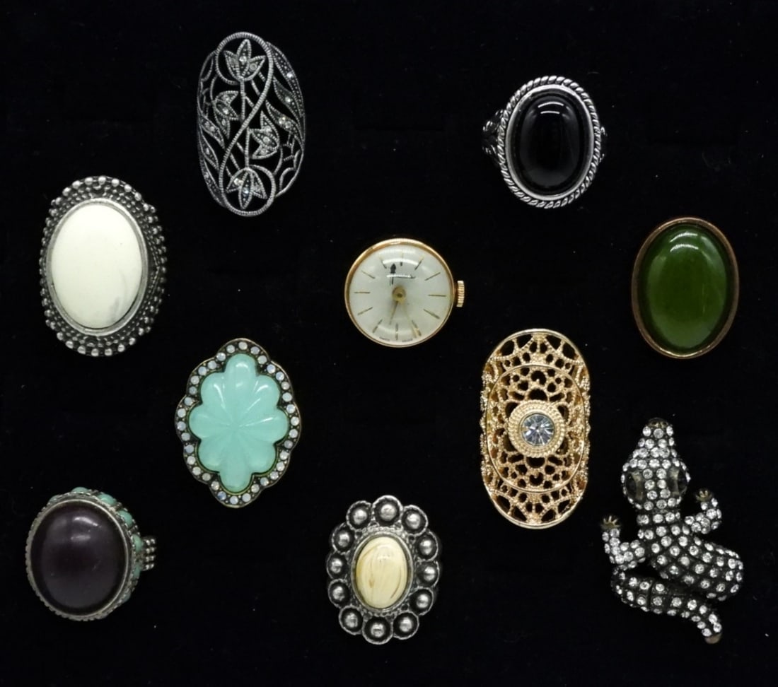 (10) FUN FASHION RINGS (1 of 1)