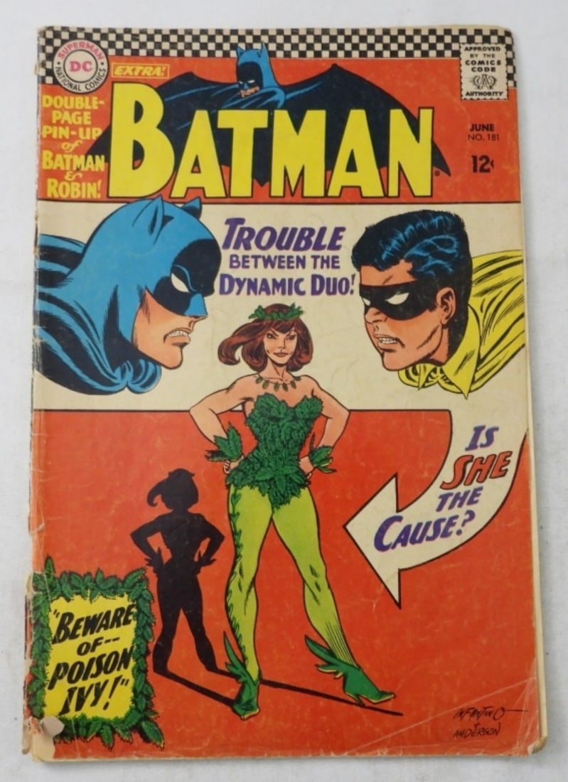 1966 DC #181 BATMAN  - 1st POISON IVY (1 of 3)