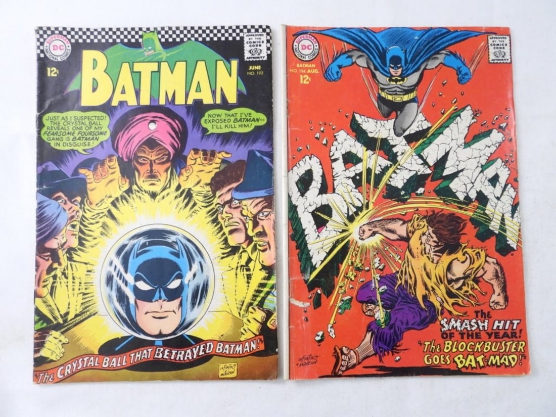 (2) DC BATMAN 12c COMICS #192 & #194 (1 of 2)
