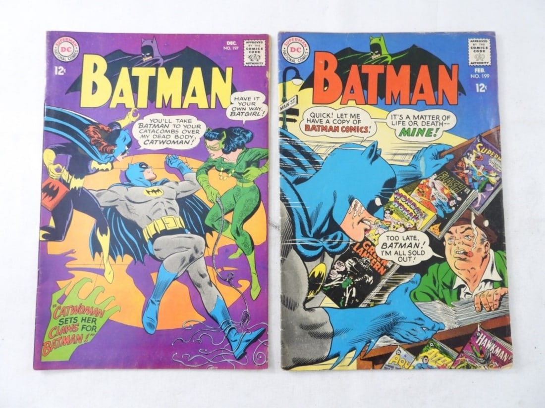 (2) DC BATMAN 12c ISSUE #197 & #199 (1 of 2)