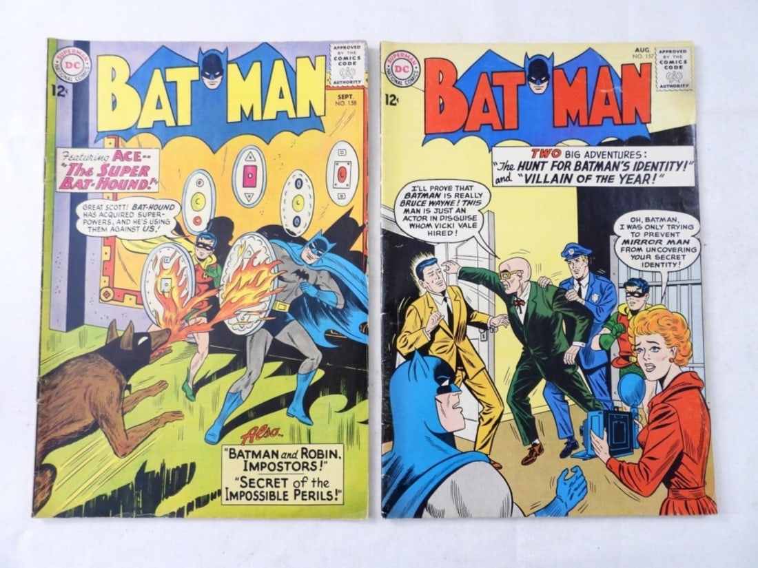 (2) DC BATMAN 12c COMICS #157 & #158 (1 of 2)