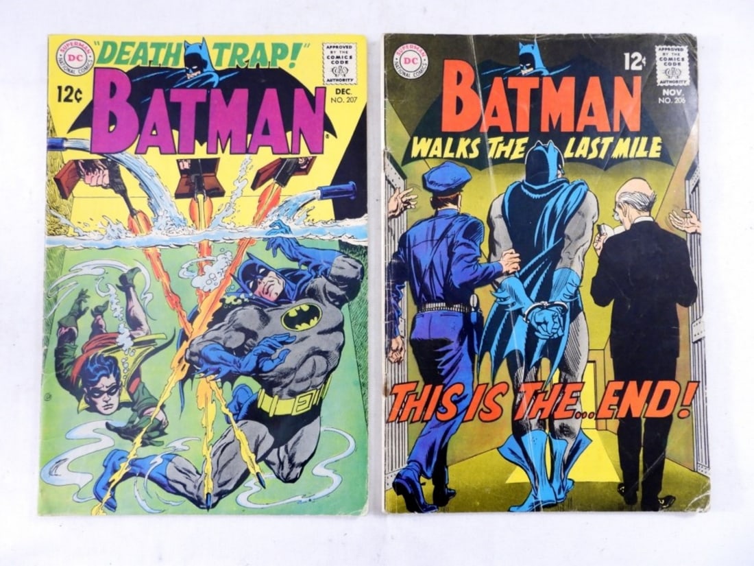 (2) DC BATMAN 12c COMICS #206 & #207 (1 of 2)