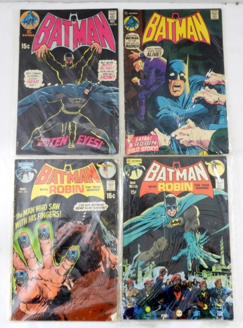 (4) DC BATMAN COMIC #226, #229,#230,#231 (1 of 2)