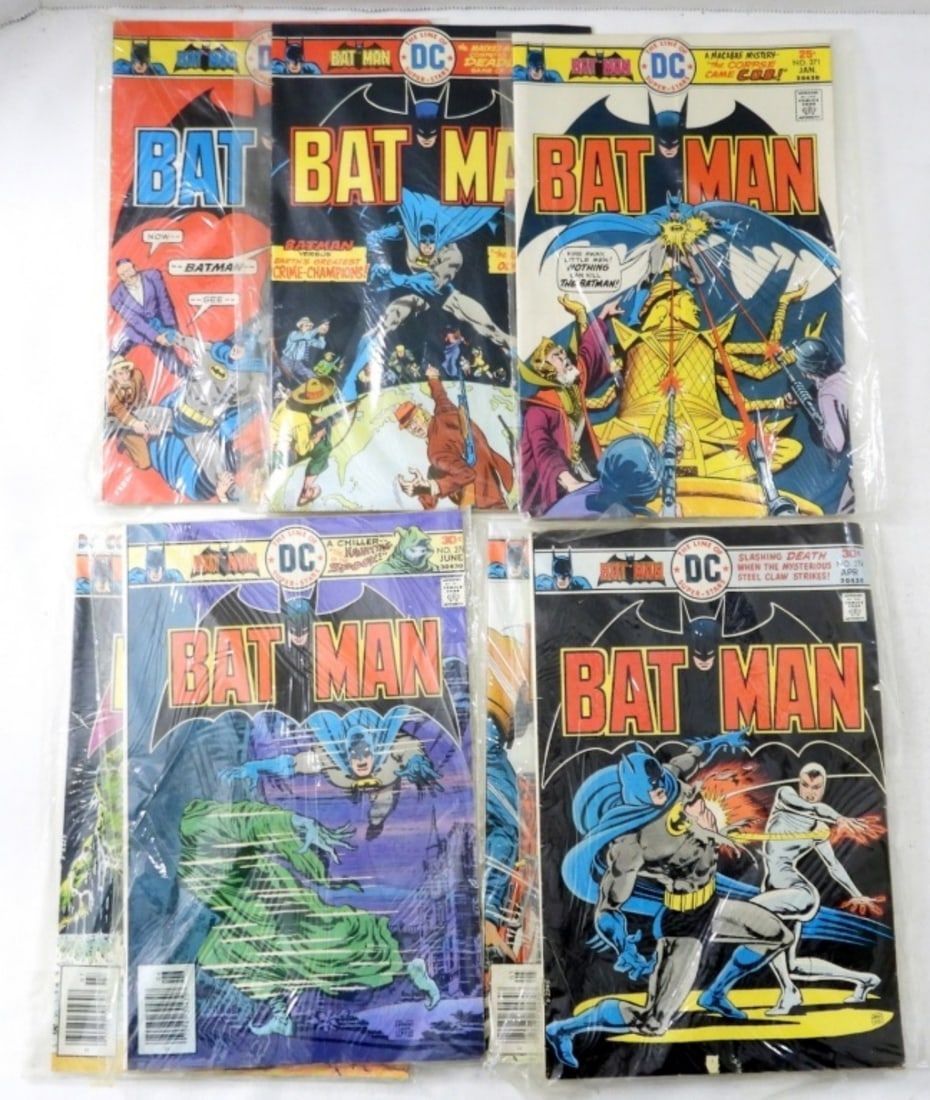 (7) DC BATMAN COMICS - ALL DIFFERENT (1 of 2)