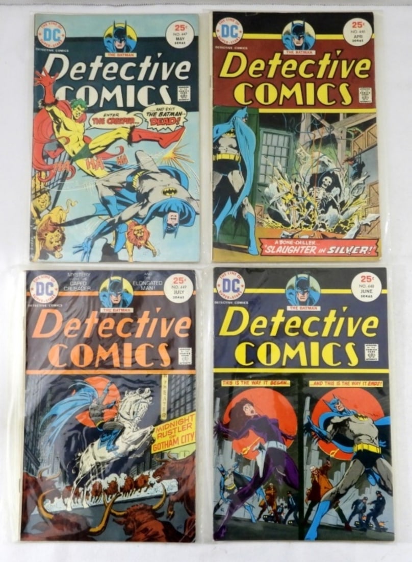 (4) DETECTIVE COMICS 25c ISSUES (1 of 2)