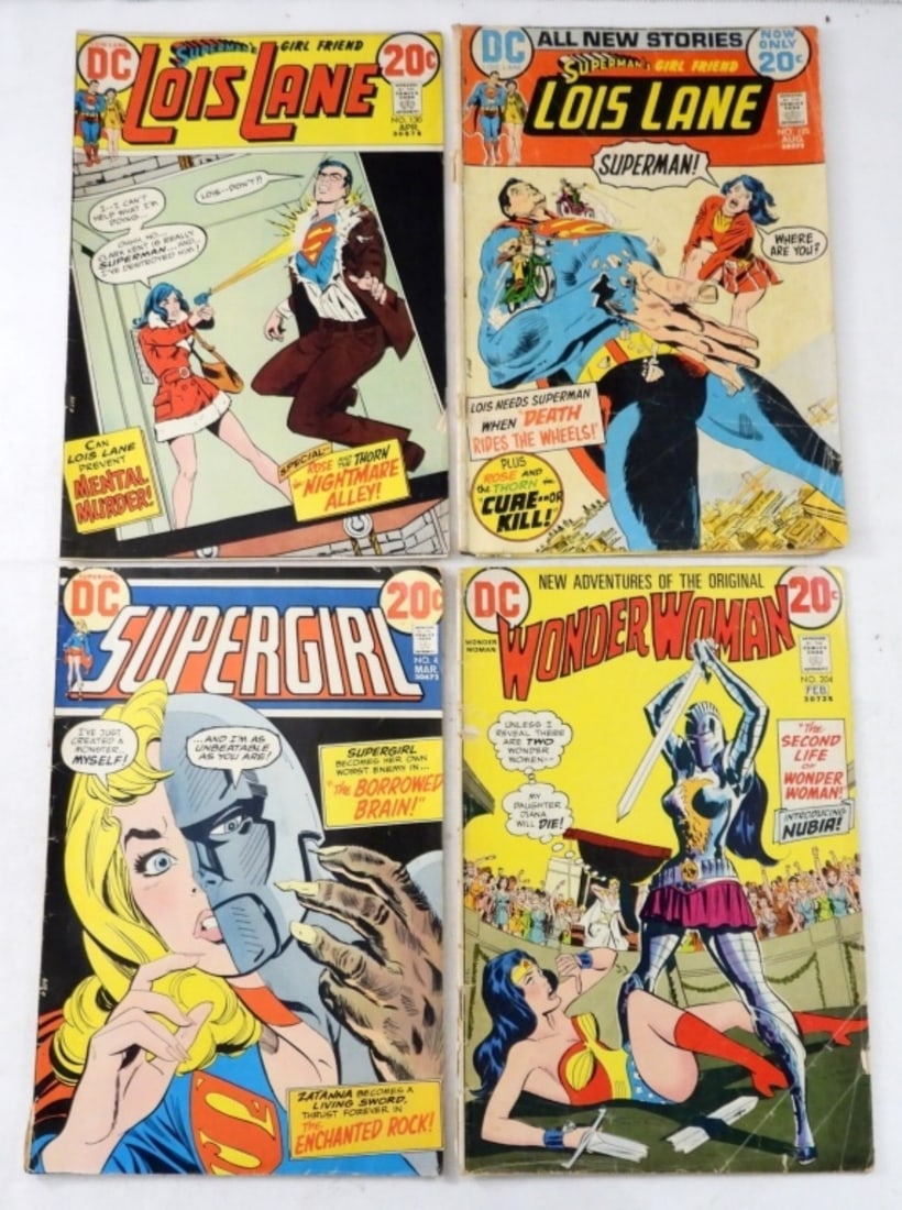 (4)  BRONZE DC  LOIS LANE & MORE COMICS (1 of 2)