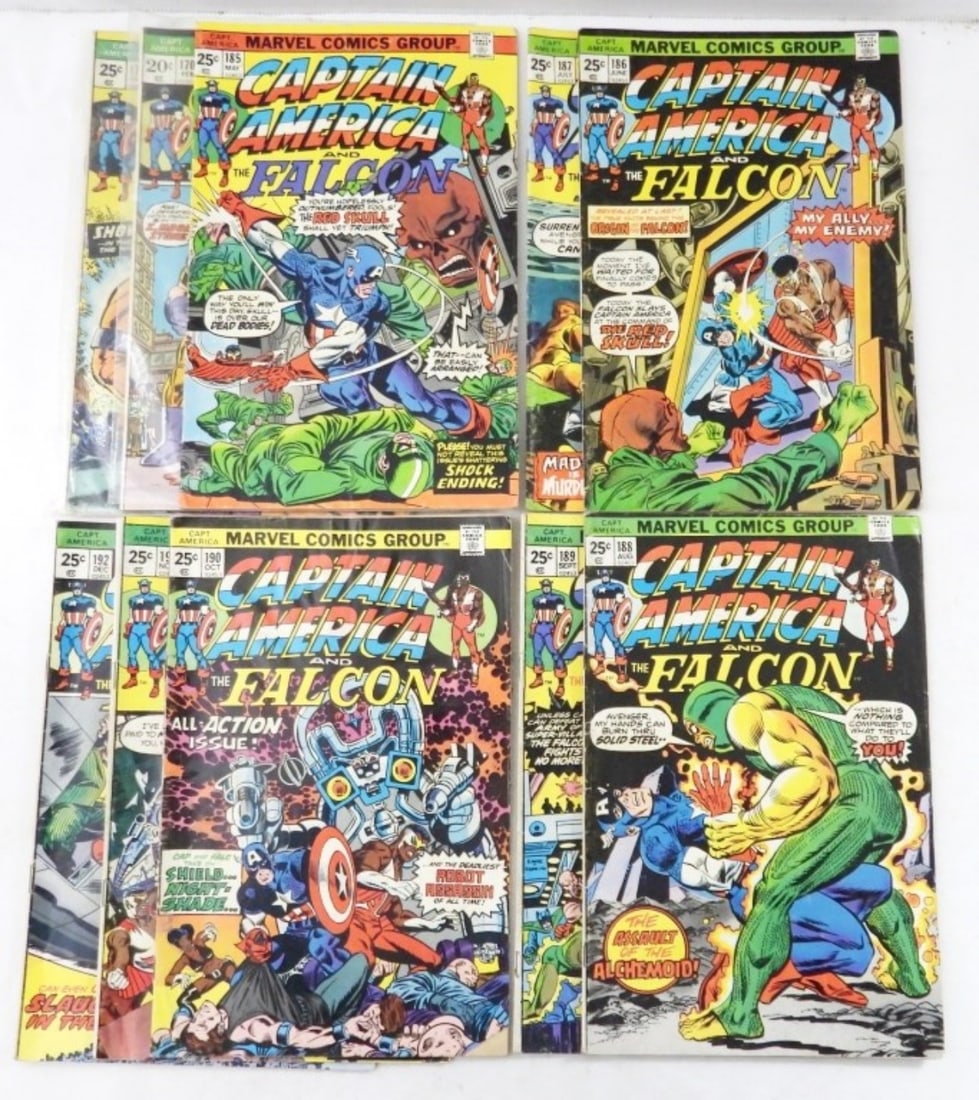 (10) MARVEL CAPTAIN AMERICA COMICS (1 of 2)