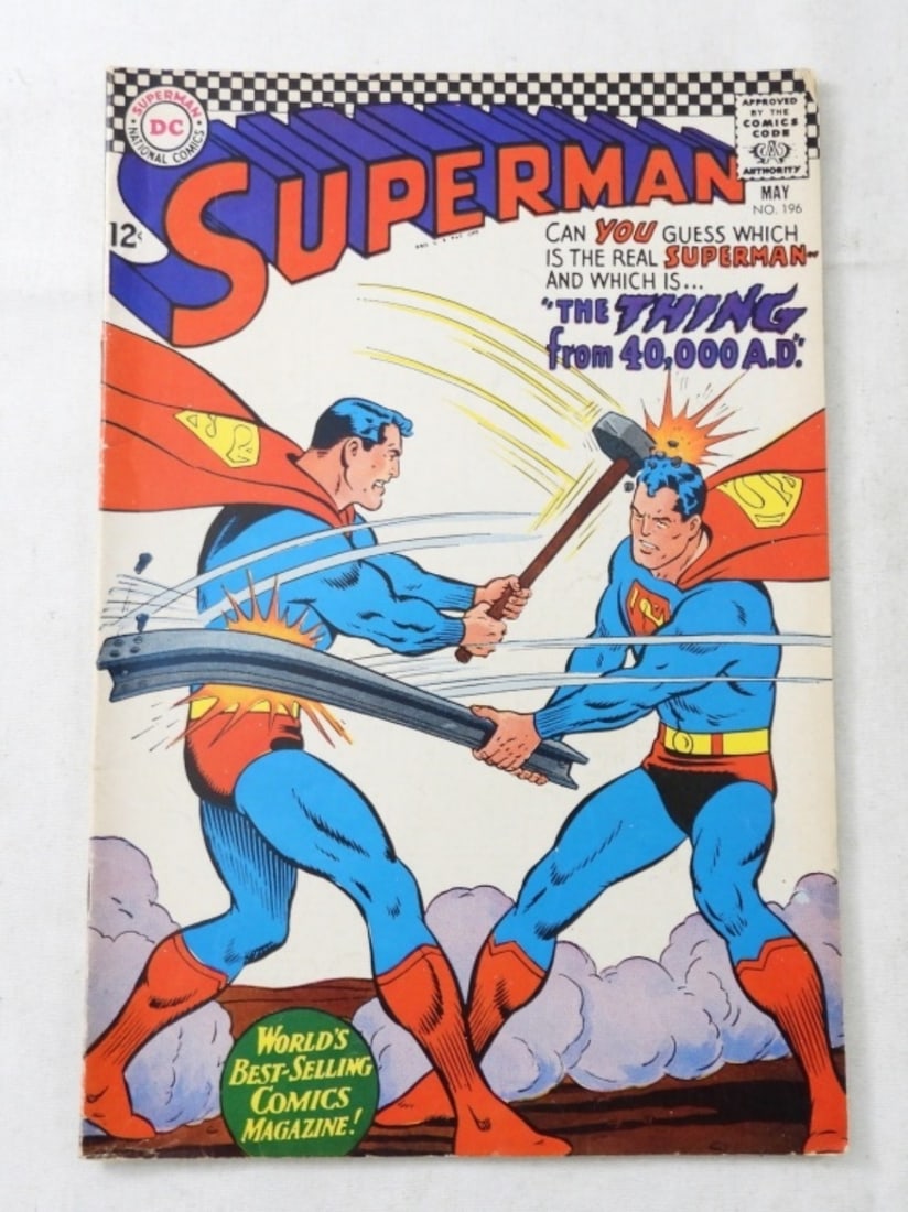 12c DC SUPERMAN 1967 NO. 196 (1 of 2)