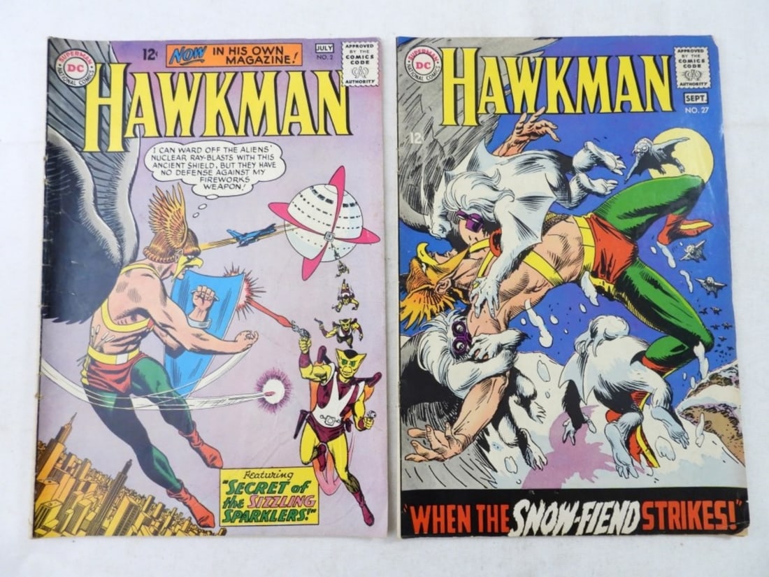 (2) 1968 DC HAWKMAN COMICS (1 of 2)