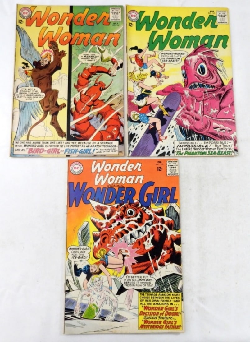 (3) SILVER AGE DC WONDER WOMAN COMICS (1 of 2)