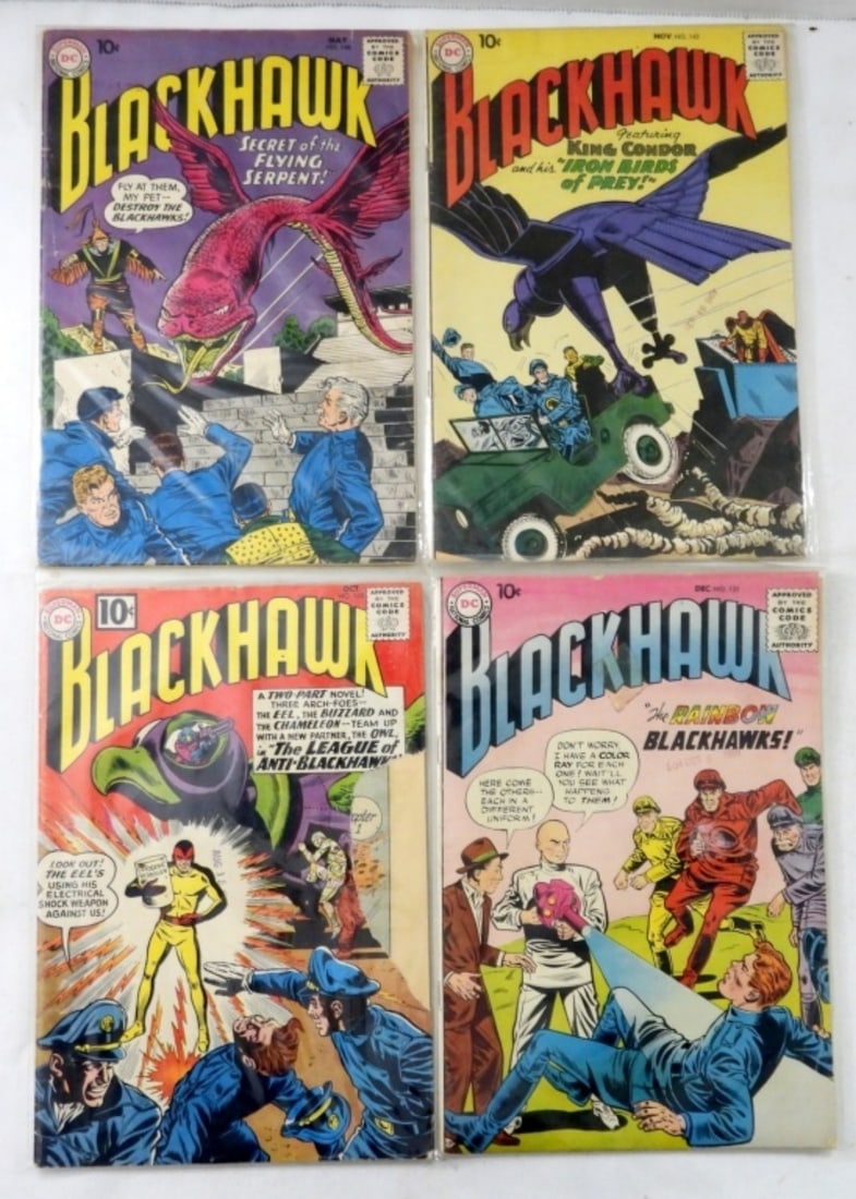 4- 10c DC BLACKHAWK COMICS (1 of 2)