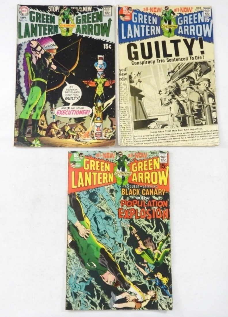 (3) DC COMICS GREEN LANTERN #79-#81 (1 of 2)