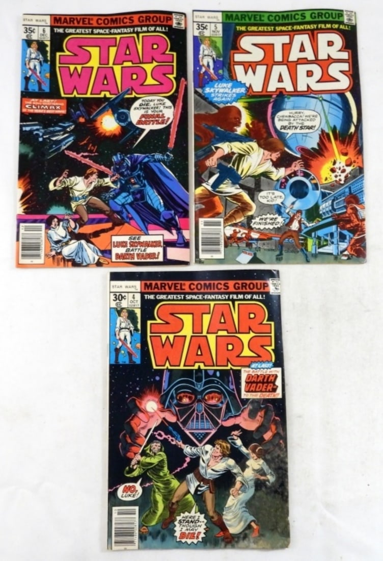 (3) MARVEL STAR WARS #4, #5, #6 (1 of 2)