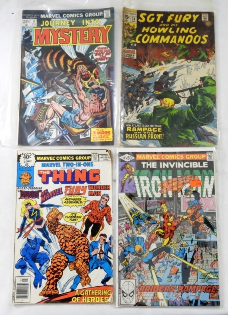 (4) ASSORTED MARVEL COMIC LOT (1 of 2)