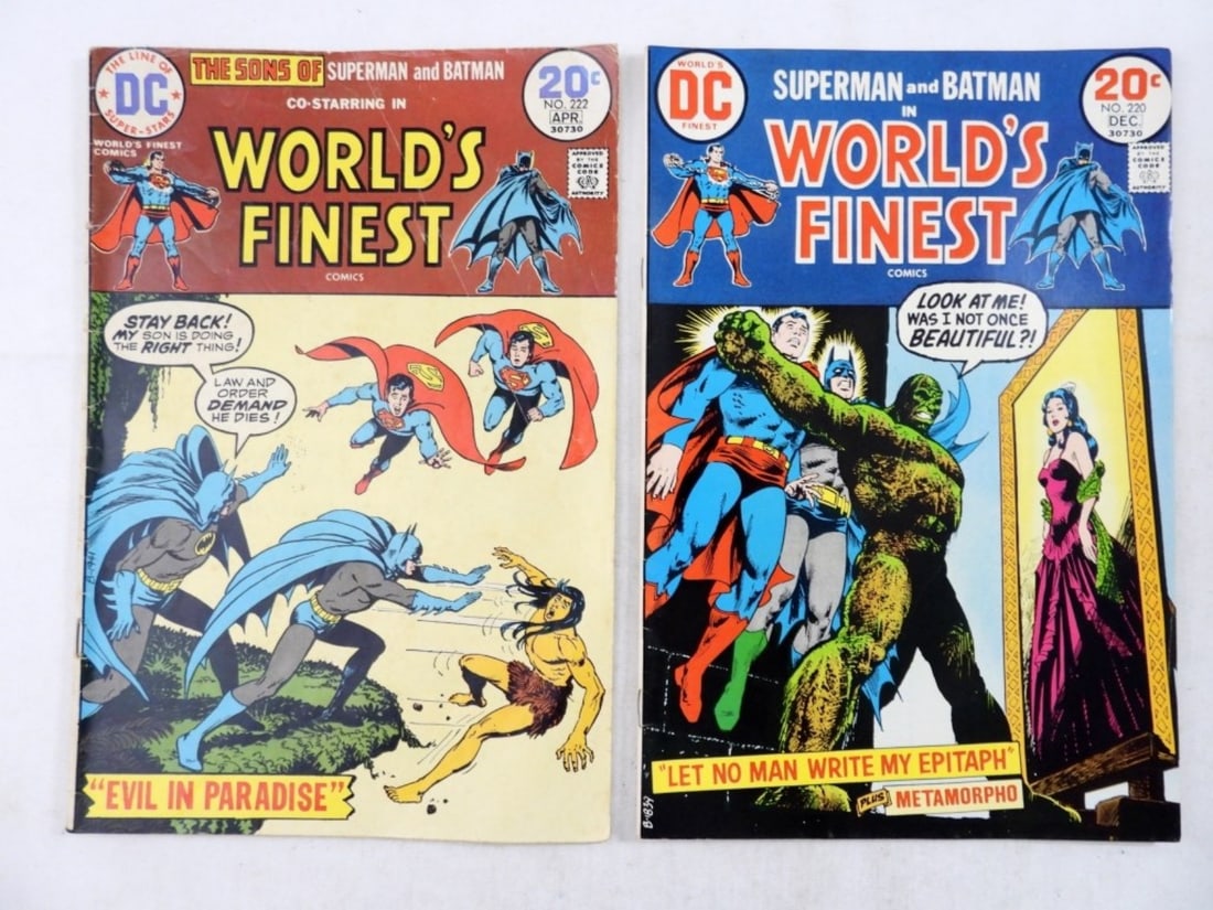 (2) BRONZE DC WORLDS FINEST #220 Þ (1 of 2)