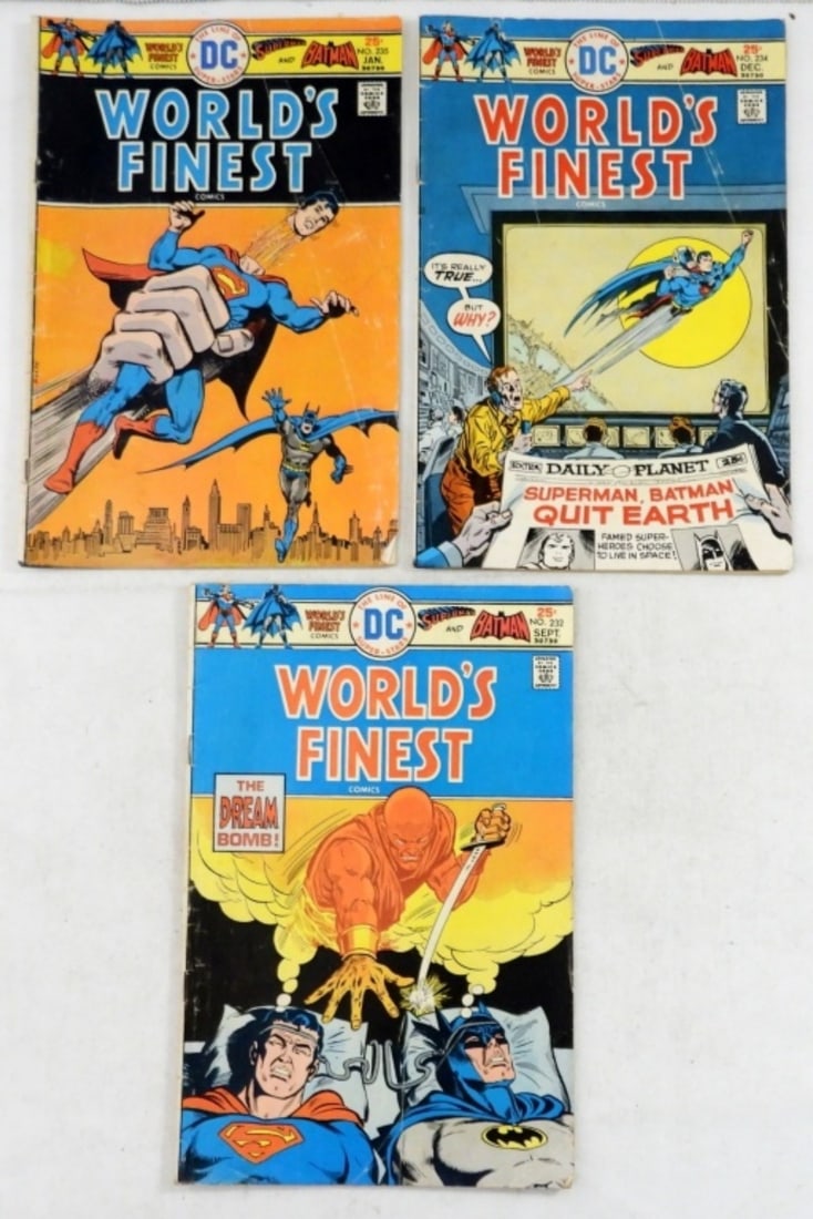 (3) BRONZE DC WORLD'S FINEST #232,#234,#235 (1 of 2)