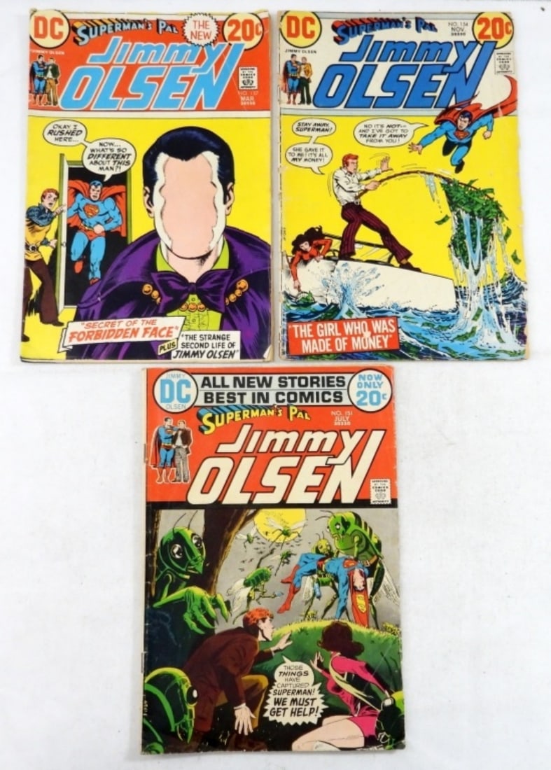 (3) BRONZE DC SUPERMAN'S PAL #151,154,157 (1 of 2)