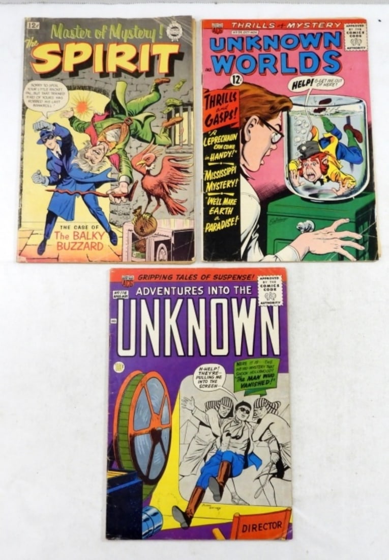 (2) ACG "UNKOWN" MYSTERY COMICS plus (1 of 2)