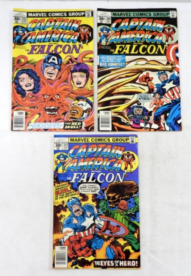 (3) BRONZE MARVEL CAPTAIN AMERICA COMICS (1 of 2)