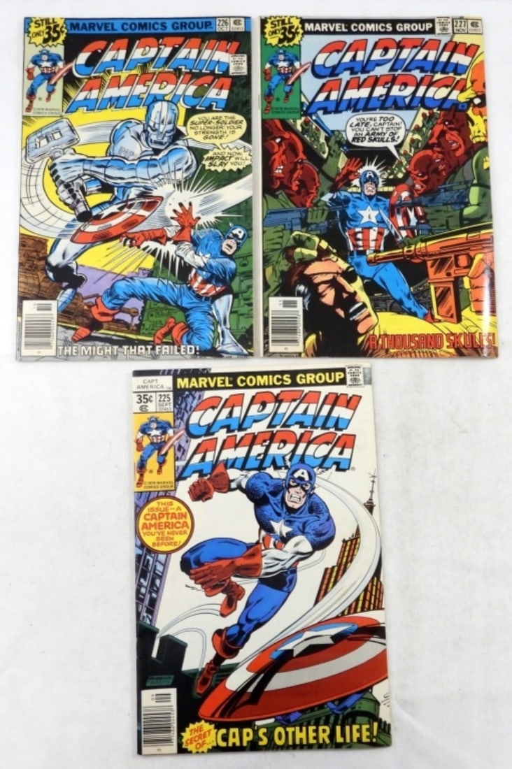 (3) MARVEL CAPTAIN AMERICA #225-227 (1 of 2)