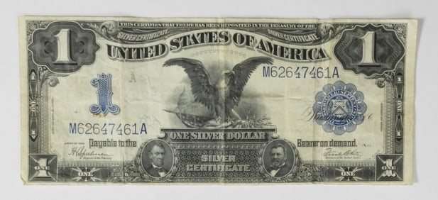 1899 $1 BLACK EAGLE SILVER CERT