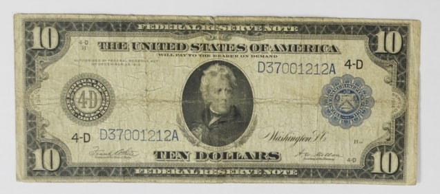 1914 $10 FEDERAL RSV NOTE - CLEVELAND