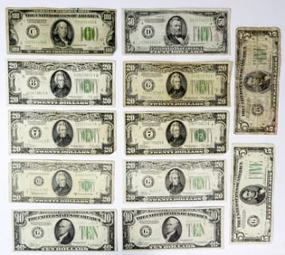 $300 FACE VALUE OLD U.S. CURRENCY