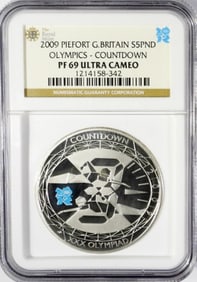 2009 G. BRITAIN S$5 PND PF 69 ULTRA CAMEO