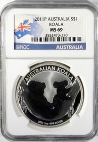 2011 AUSTRIA S$1  KOALA MS69