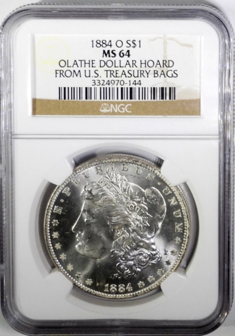 1884-O MORGAN DOLLAR NGC MS64 (1 of 2)