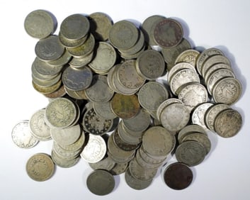 100-LIBERTY "V" NICKELS