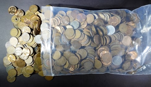1000 MIXED DATE WHEAT CENTS