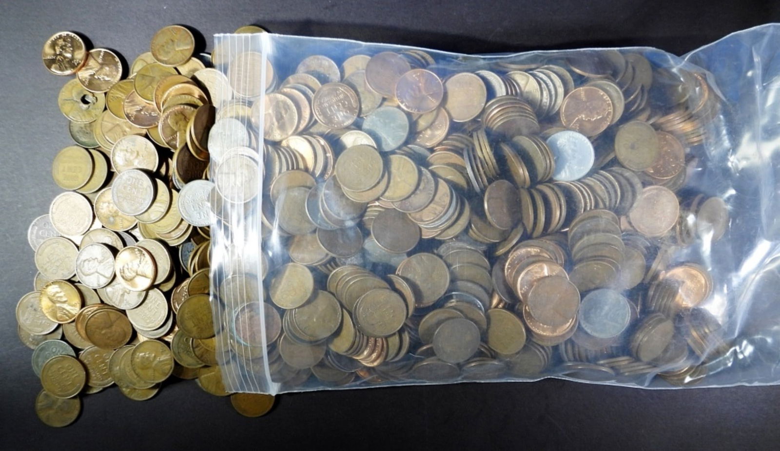 1000 MIXED DATE WHEAT CENTS (1 of 2)