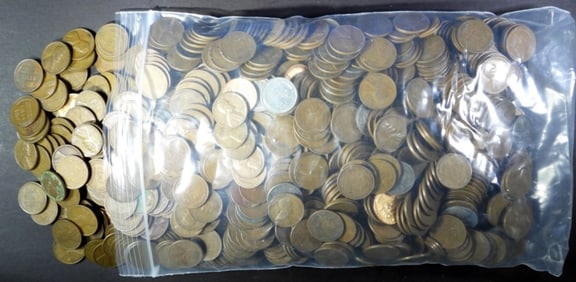 1000 MIXED DATE WHEAT CENTS