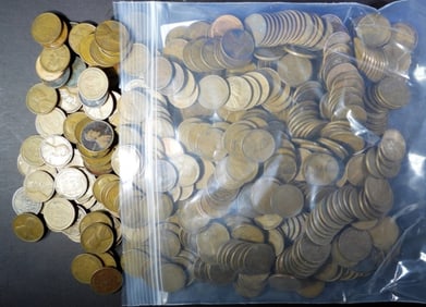 500 WHEAT CENTS (1930-1939) P/D/S MIX