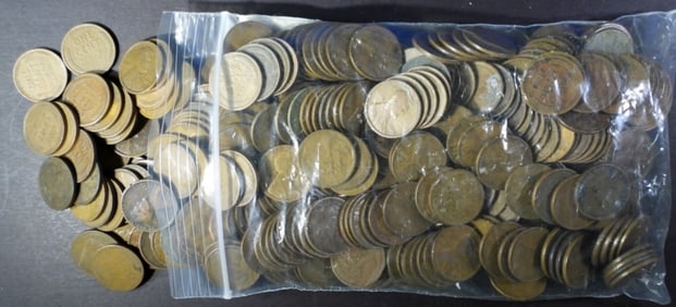 350 WHEAT CENTS (1920-1929) P-D-S