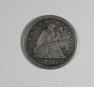 1875-S TWENTY CENT SILVER