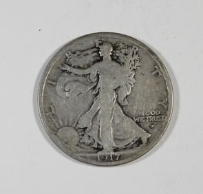 1917-D WALKING LIBERTY HALF DOLLAR