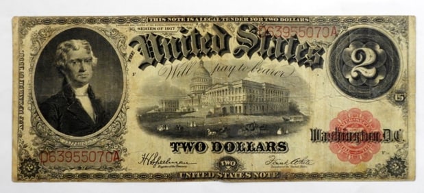 1917 $2 LEGAL TENDER NOTE