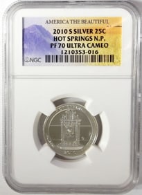 2010-S "SILVER" HOT SP NGC PF70 UC