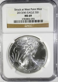 2013(W) AMERICAN SILVER EAGLE NGC MS69