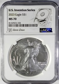 2023 AMERICAN SILVER EAGLE NCG MS70