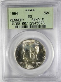 1964 KENNEDY HALF PCGS SAMPLE