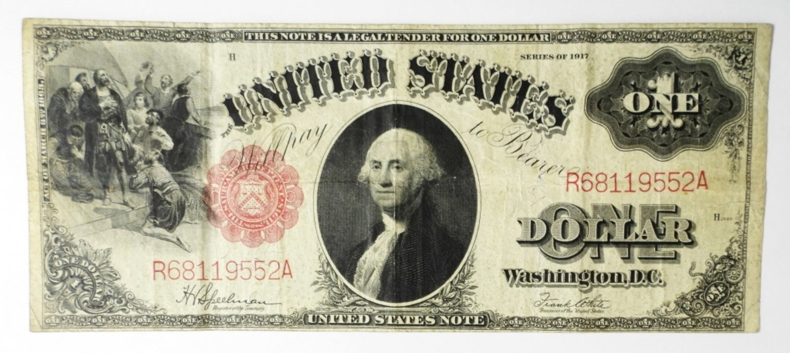 1917 $1 DOLLAR LEGAL TENDER: BID NOW!