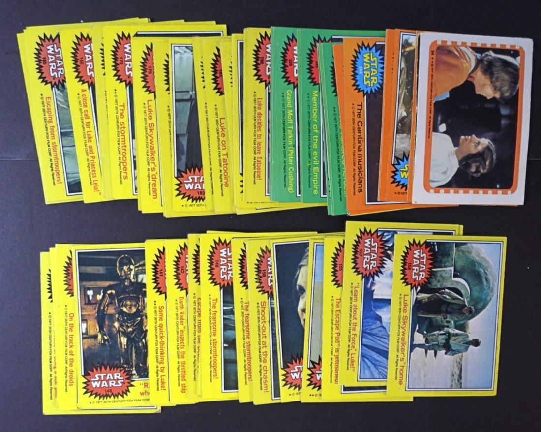 (67) 1977 Star Wars Cards (1 of 2)