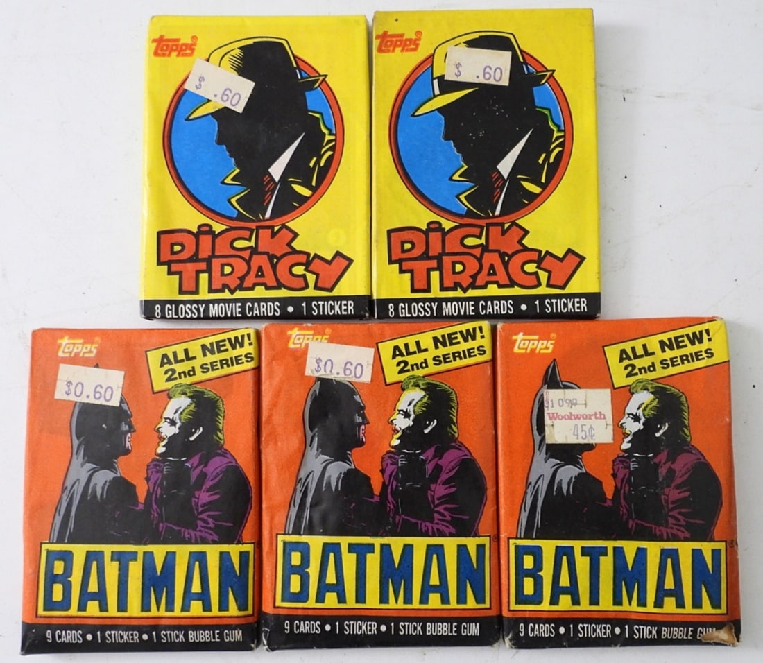 (3) 1989 BATMAN 2nd SER (2) DICK TRACY (1 of 2)